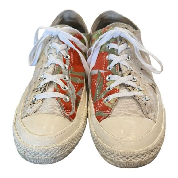 Converse Chuck Taylor Renew Tropical Shirt Upcycled Men's Women's Sneakers 9 - Picture 4 of 7
